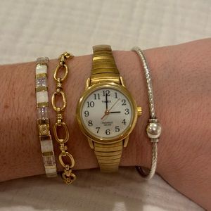 Timex Vintage Gold Watch